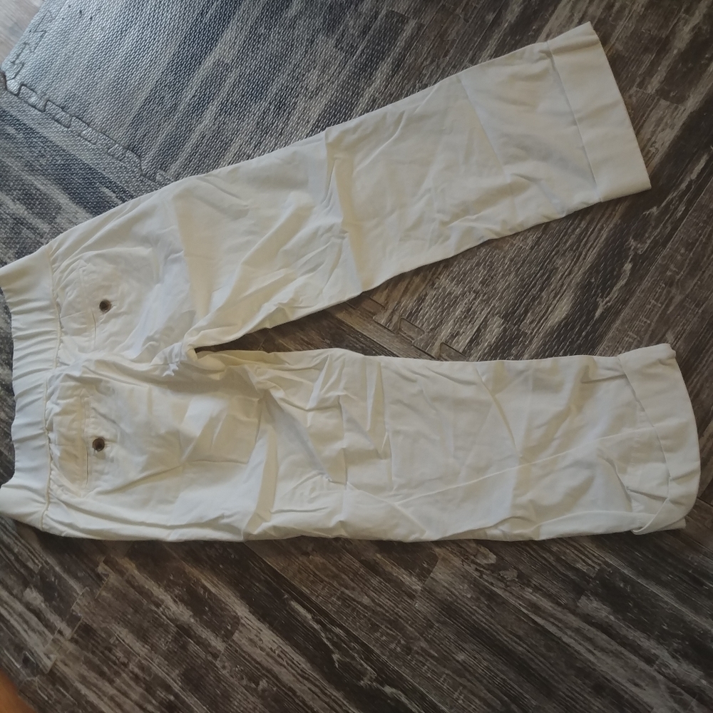 Gap | white womens capri maternity pants